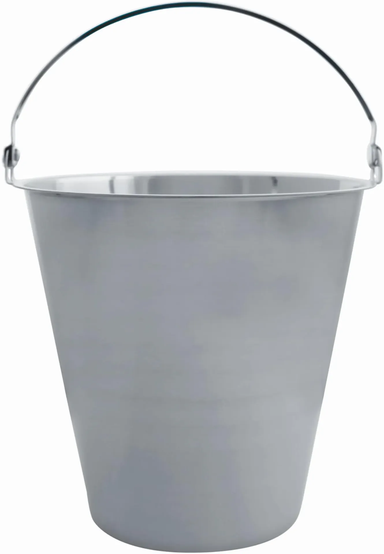 Edelstahl Eimer 10L mit Skala