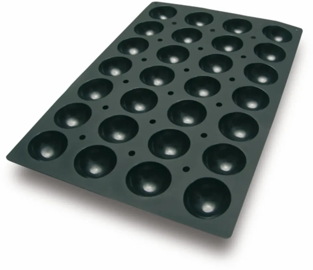 Silikonform Halbkugel 28x90ml Ø70mm 600x400mm