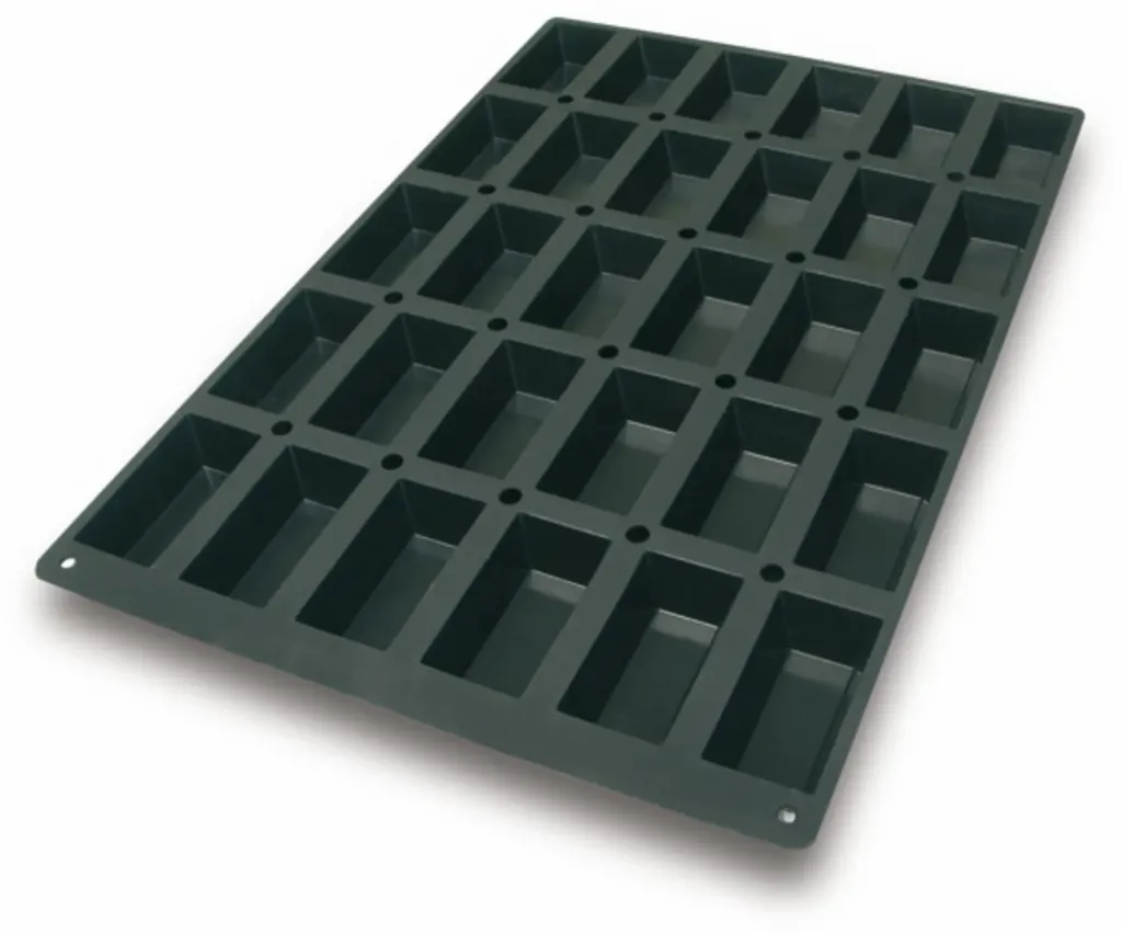 Silikonform Rechteck 30x130ml Ø99x49mm 600x400mm