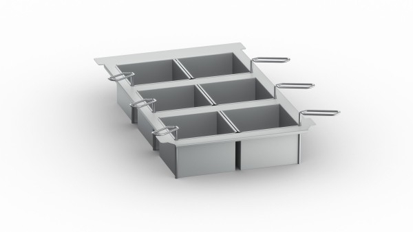 [11127] Rational Kit Portionskörbe ungelocht 1/6 GN 13-teilig für Rational iVario S