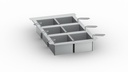 Rational Kit Portionskörbe ungelocht 1/6 GN 13-teilig für Rational iVario S