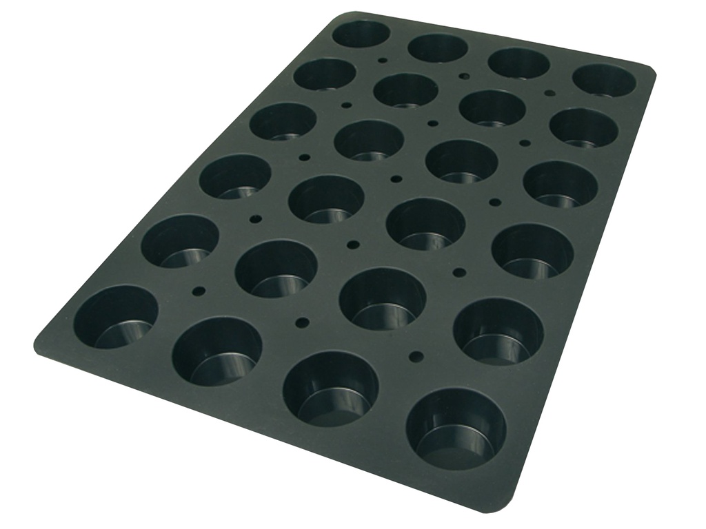 [10010] Silikonform 24er Muffin Ø 69 mm (122 ml) 600x400mm