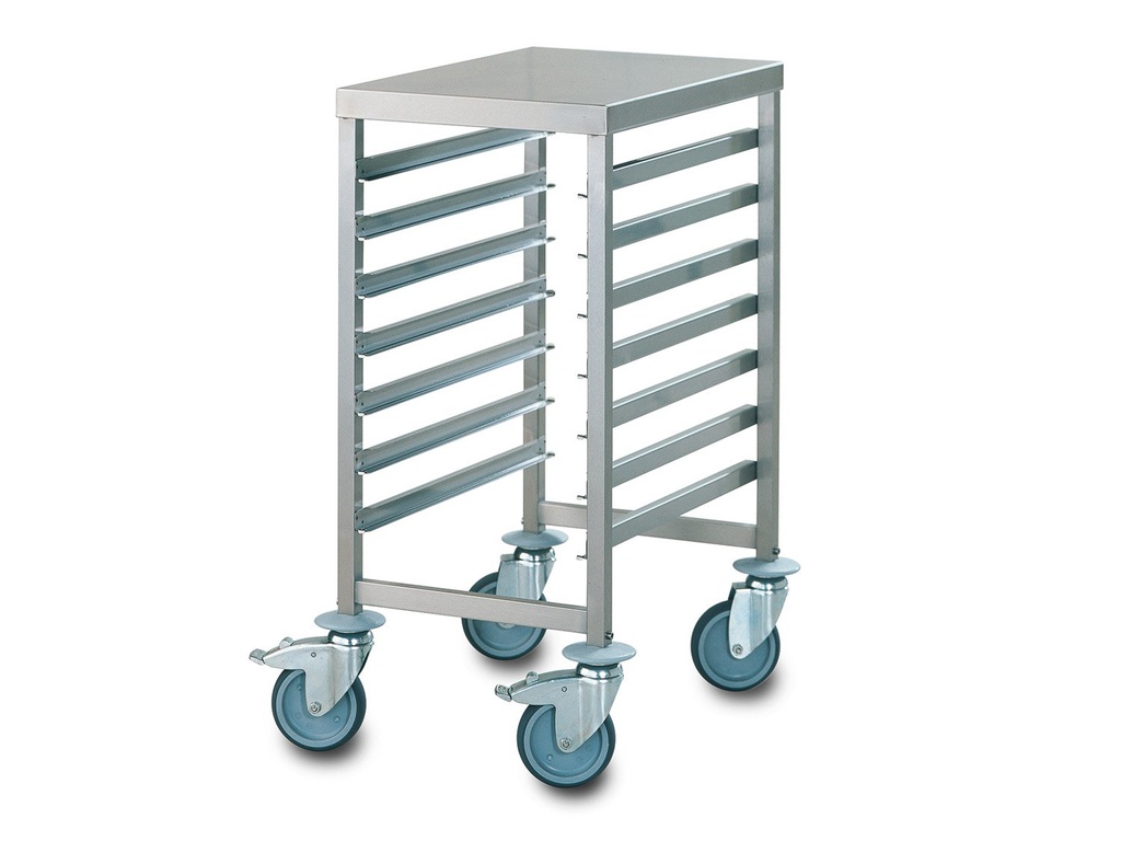 Hordenwagen mit Arbeitsplatte | 1/1 GN | 7 Etagen